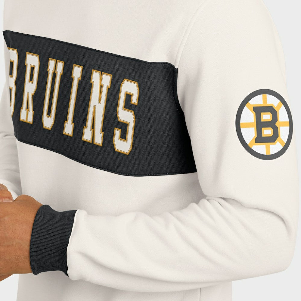 NHL Boston Bruins Darius Rucker Collection by Fanatics Colorblock Pullover Sweatshirt - Cream