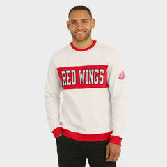 NHL Detroit Red Wings Darius Rucker Collection by Fanatics Colorblock Pullover Sweatshirt - Cream