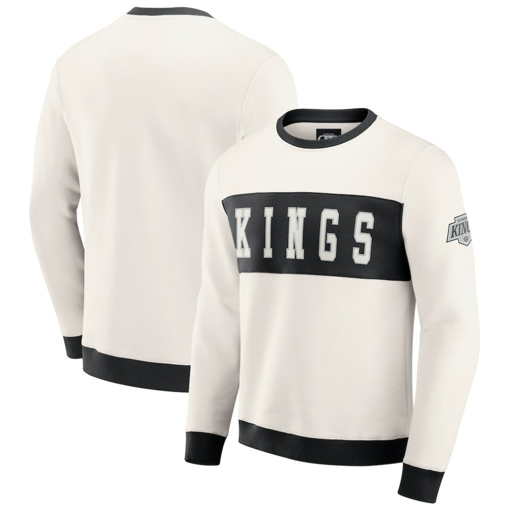 NHL Los Angeles Kings Darius Rucker Collection by Fanatics Colorblock Pullover Sweatshirt - Cream