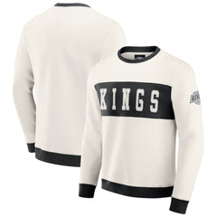 NHL Los Angeles Kings Darius Rucker Collection by Fanatics Colorblock Pullover Sweatshirt - Cream
