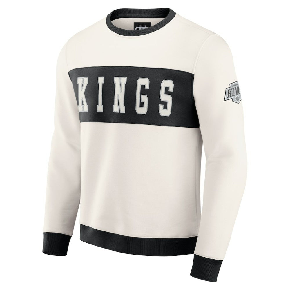 NHL Los Angeles Kings Darius Rucker Collection by Fanatics Colorblock Pullover Sweatshirt - Cream