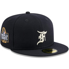 New York Yankees New Era x Fear of God 2024 World Series 59FIFTY Fitted Hat - Navy Hats