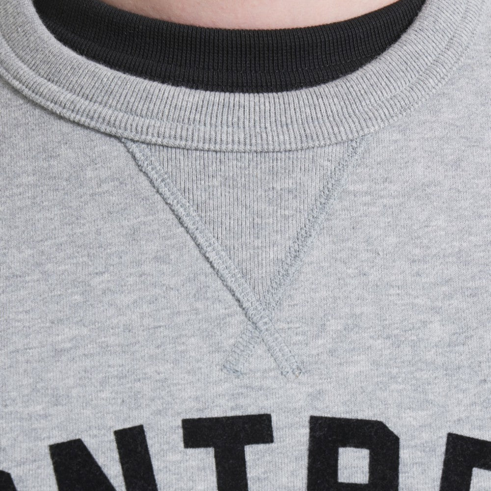 NHL Montreal Canadiens Todd Snyder by Fanatics Relaxed Canadian Fleece Crew - Athletic Heather Gray