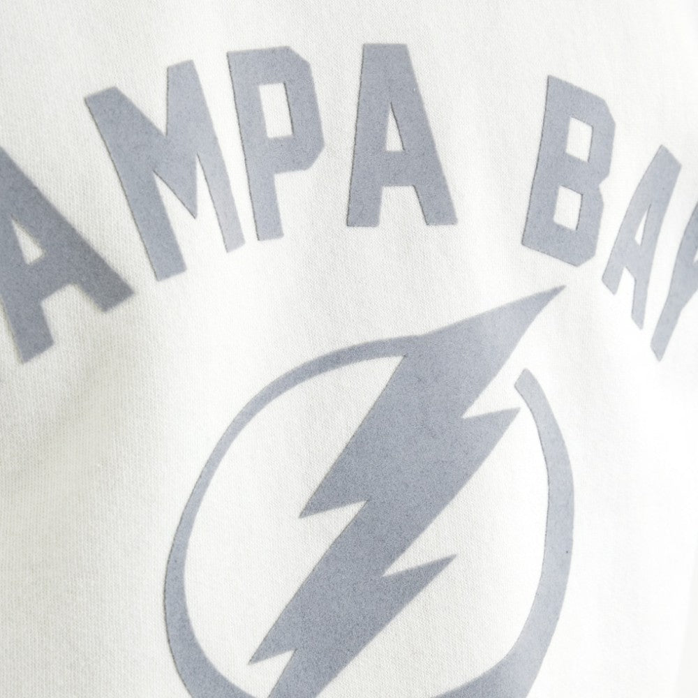 NHL Tampa Bay Lightning Todd Snyder by Fanatics Relaxed Canadian Fleece Crew - Heather Gray