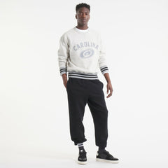 NHL Carolina Hurricanes Todd Snyder by Fanatics Relaxed Canadian Fleece Crew - Heather Gray
