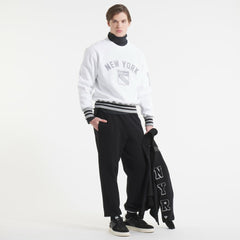 NHL New York Rangers Todd Snyder by Fanatics Relaxed Canadian Fleece Crew - White