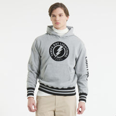 NHL Tampa Bay Lightning Todd Snyder by Fanatics Relaxed Canadian Fleece Hoodie - Athletic Heather Gray