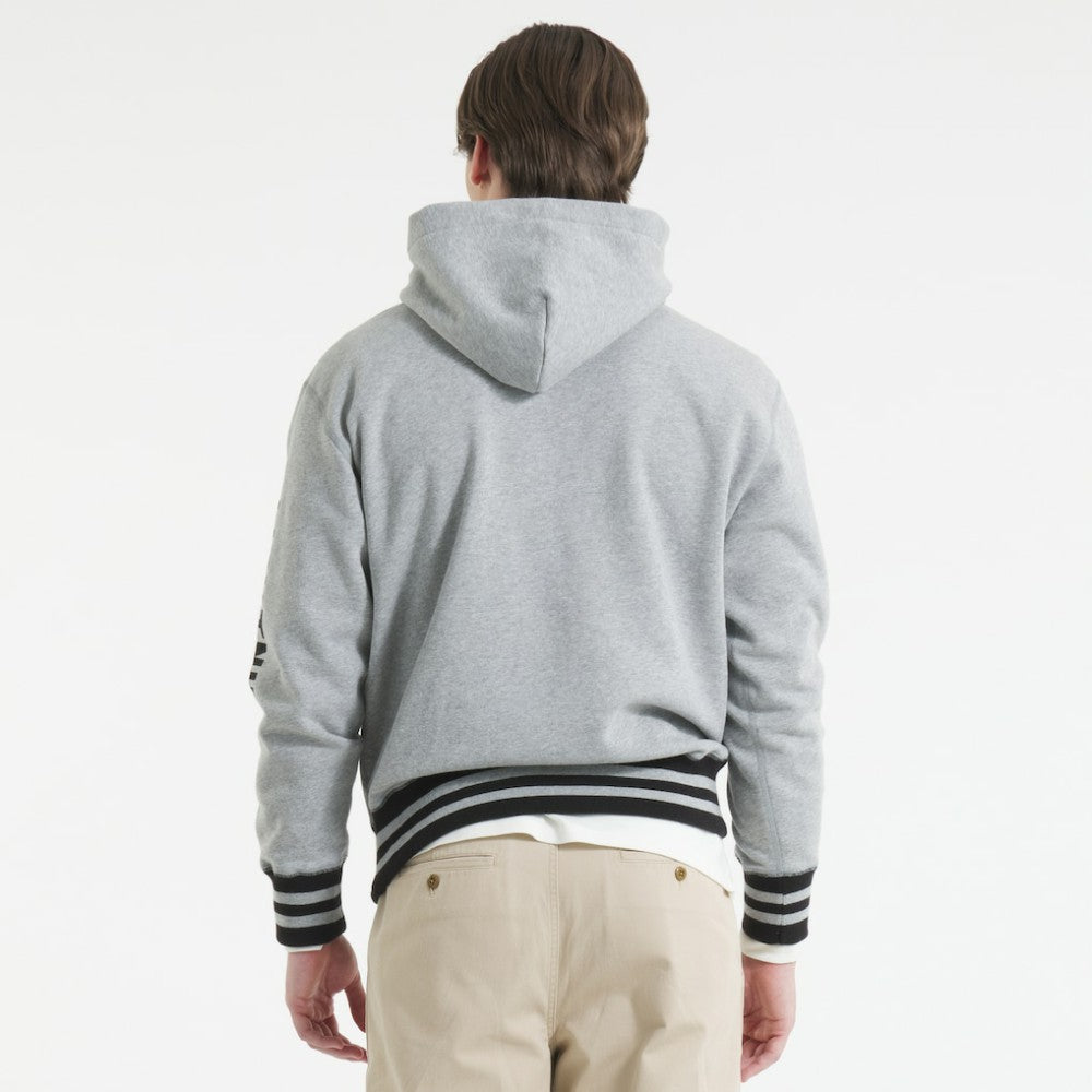 NHL Tampa Bay Lightning Todd Snyder by Fanatics Relaxed Canadian Fleece Hoodie - Athletic Heather Gray