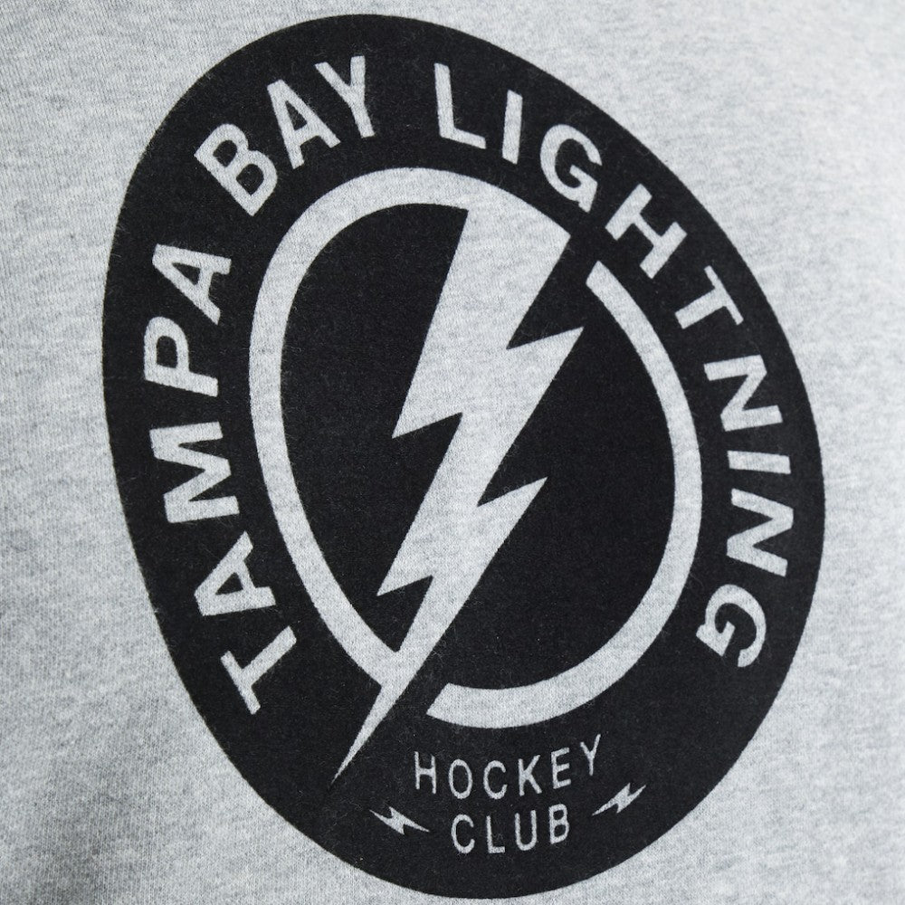 NHL Tampa Bay Lightning Todd Snyder by Fanatics Relaxed Canadian Fleece Hoodie - Athletic Heather Gray