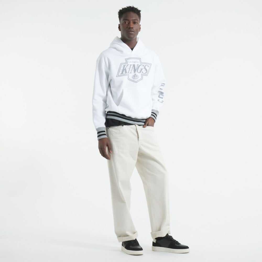 NHL Los Angeles Kings Todd Snyder by Fanatics Relaxed Canadian Fleece Hoodie - White