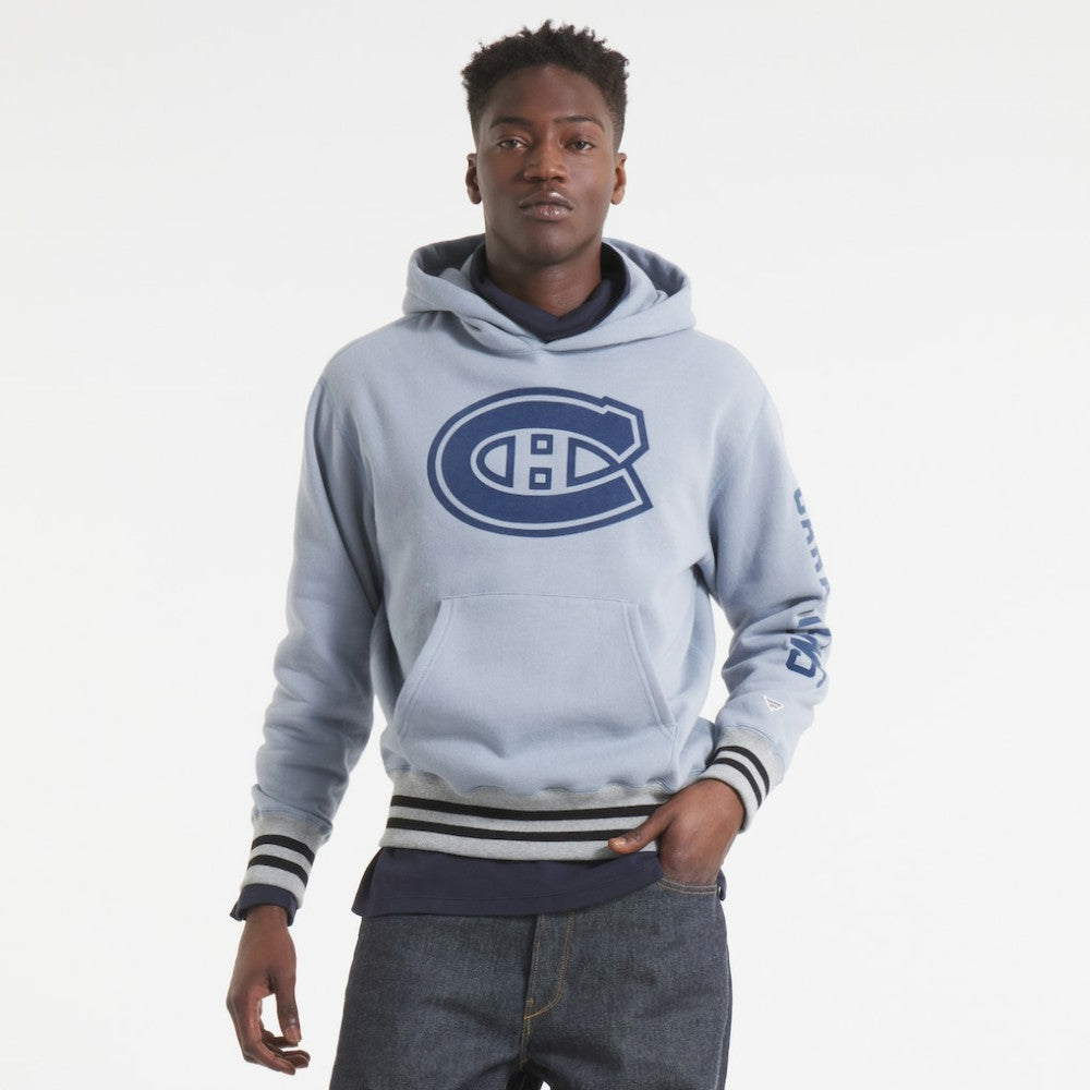 NHL Montreal Canadiens Todd Snyder by Fanatics Relaxed Canadian Fleece Hoodie - Gray