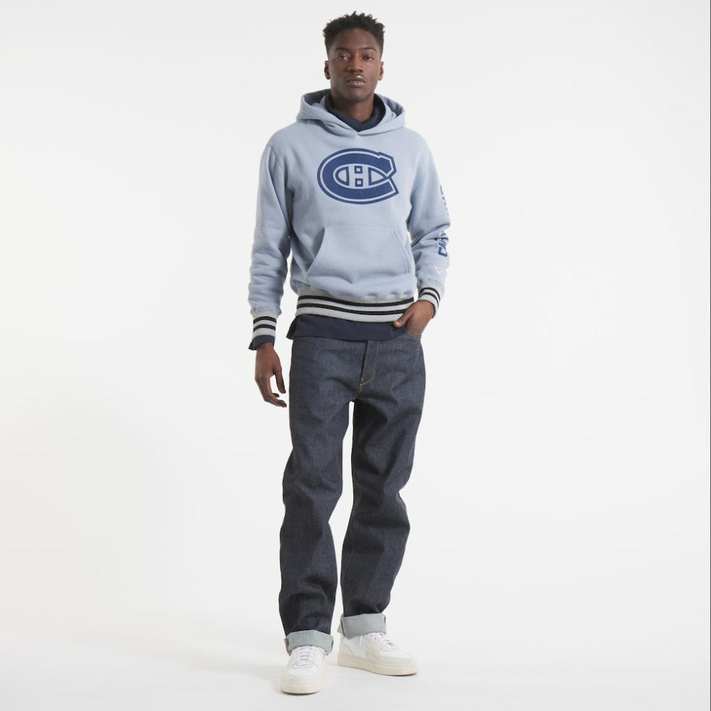 NHL Montreal Canadiens Todd Snyder by Fanatics Relaxed Canadian Fleece Hoodie - Gray