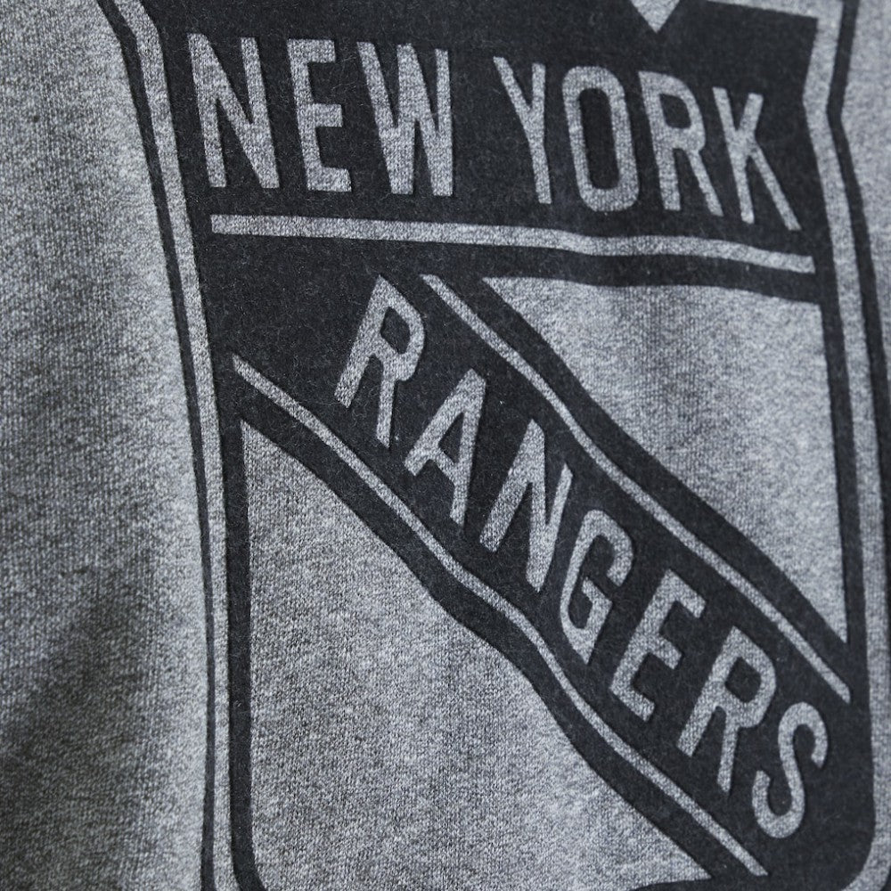 NHL New York Rangers Todd Snyder by Fanatics Relaxed Canadian Fleece Hoodie - Dark Heather Gray