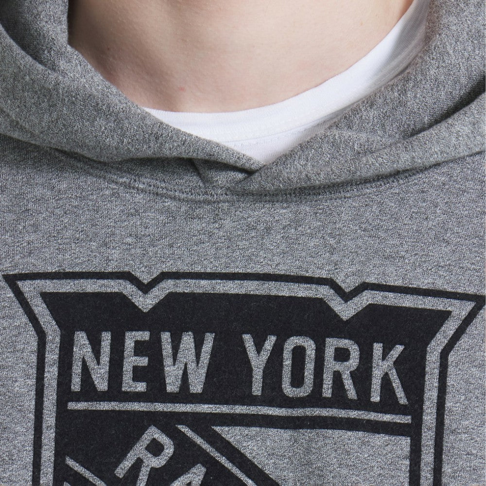 NHL New York Rangers Todd Snyder by Fanatics Relaxed Canadian Fleece Hoodie - Dark Heather Gray