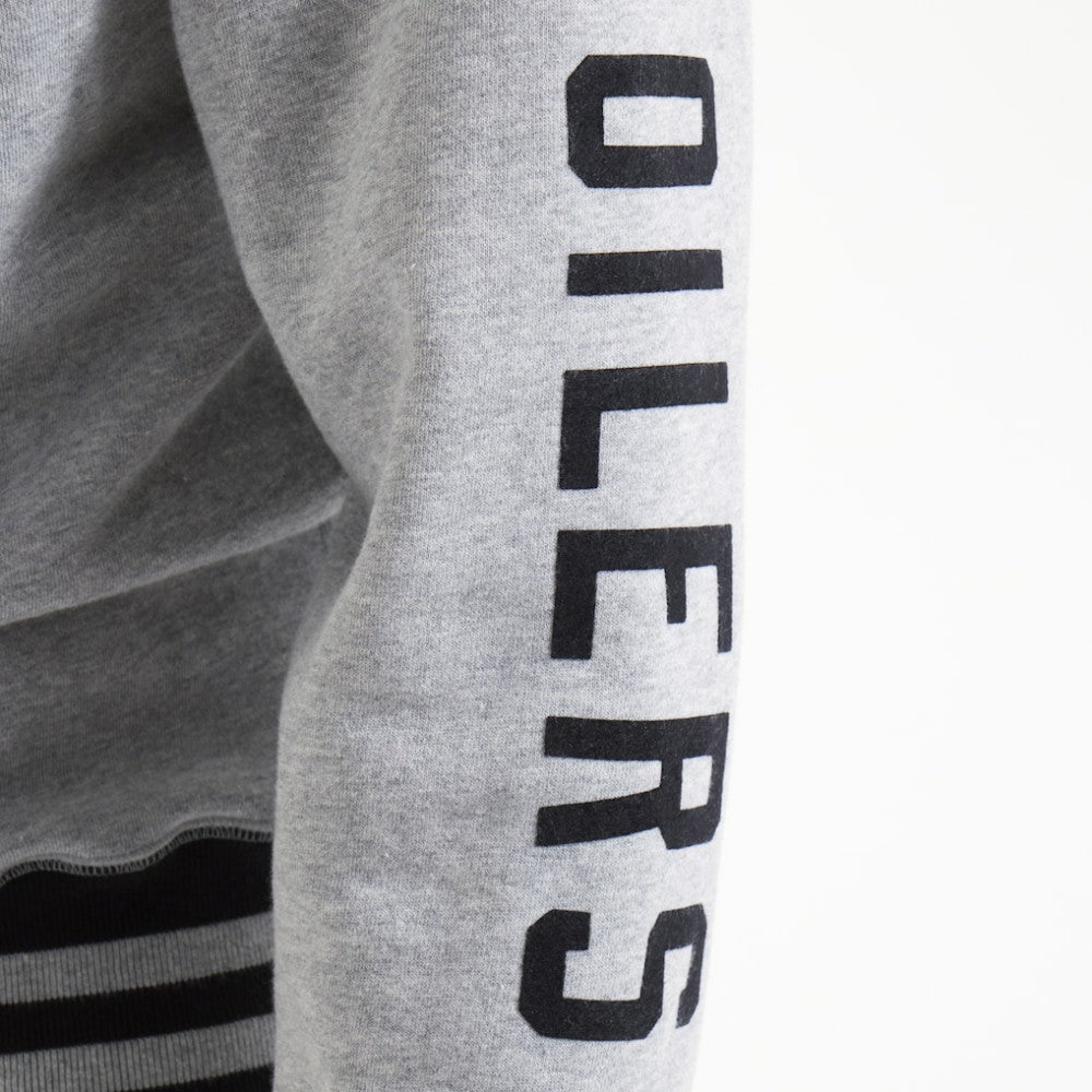 NHL Edmonton Oilers Todd Snyder by Fanatics Relaxed Canadian Fleece Hoodie - Athletic Heather Gray