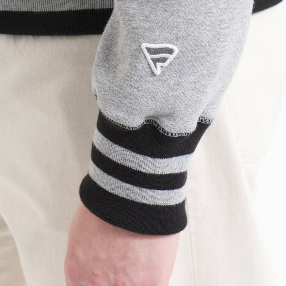 NHL Edmonton Oilers Todd Snyder by Fanatics Relaxed Canadian Fleece Hoodie - Athletic Heather Gray