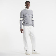 NHL Toronto Maple Leafs Todd Snyder by Fanatics Cashmere Crew Sweater - Athletic Heather Gray