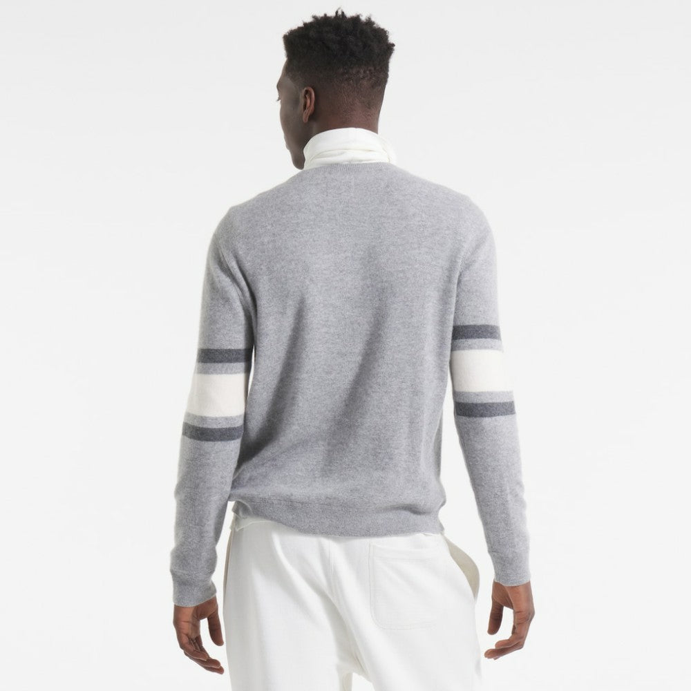 NHL Toronto Maple Leafs Todd Snyder by Fanatics Cashmere Crew Sweater - Athletic Heather Gray