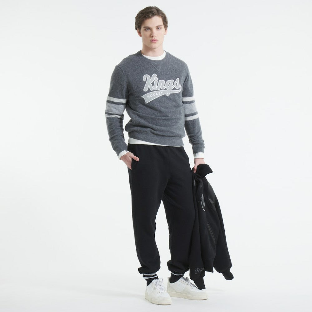 NHL Los Angeles Kings Todd Snyder by Fanatics Cashmere Crew Sweater - Heather Gray