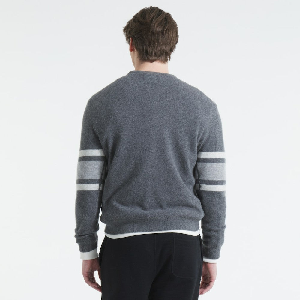 NHL Los Angeles Kings Todd Snyder by Fanatics Cashmere Crew Sweater - Heather Gray