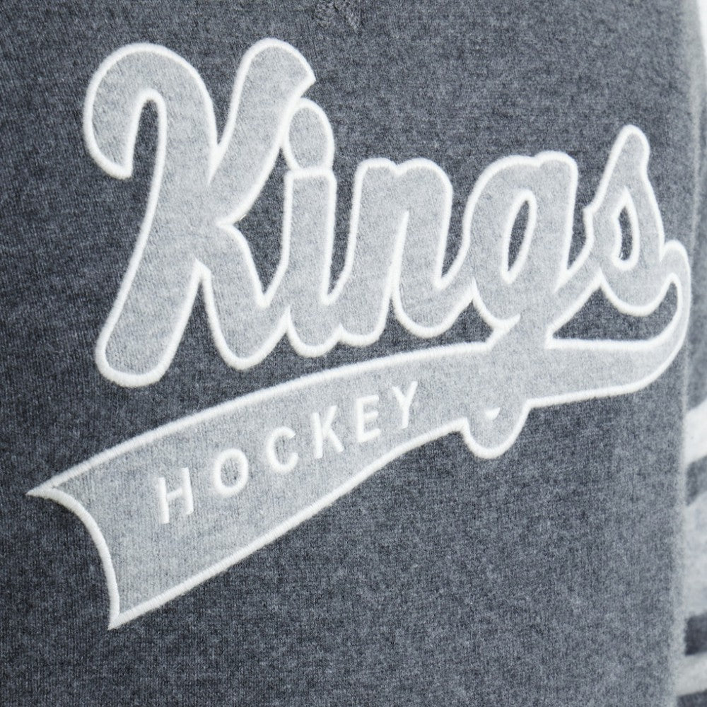 NHL Los Angeles Kings Todd Snyder by Fanatics Cashmere Crew Sweater - Heather Gray