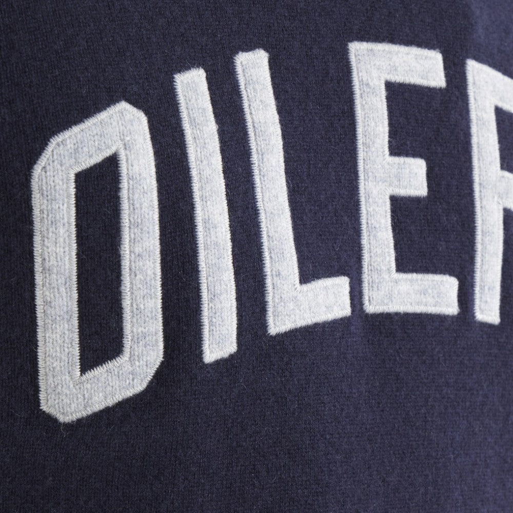 NHL Edmonton Oilers Todd Snyder by Fanatics Cashmere Hooded Sweater - Navy