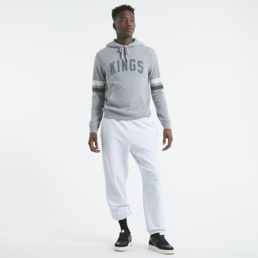 NHL Los Angeles Kings Todd Snyder by Fanatics Cashmere Hooded Sweater - Athletic Heather Gray