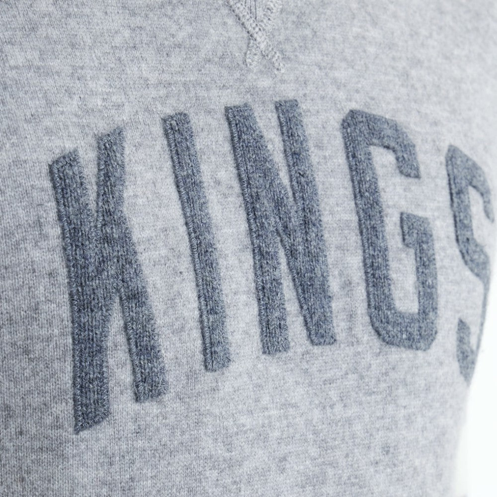 NHL Los Angeles Kings Todd Snyder by Fanatics Cashmere Hooded Sweater - Athletic Heather Gray