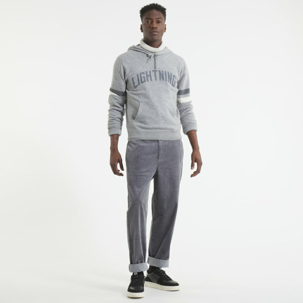 NHL Tampa Bay Lightning Todd Snyder by Fanatics Cashmere Hooded Sweater - Athletic Heather Gray