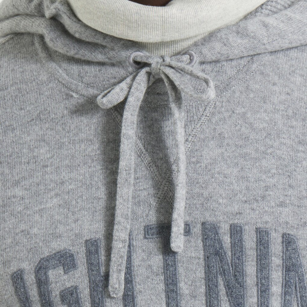 NHL Tampa Bay Lightning Todd Snyder by Fanatics Cashmere Hooded Sweater - Athletic Heather Gray