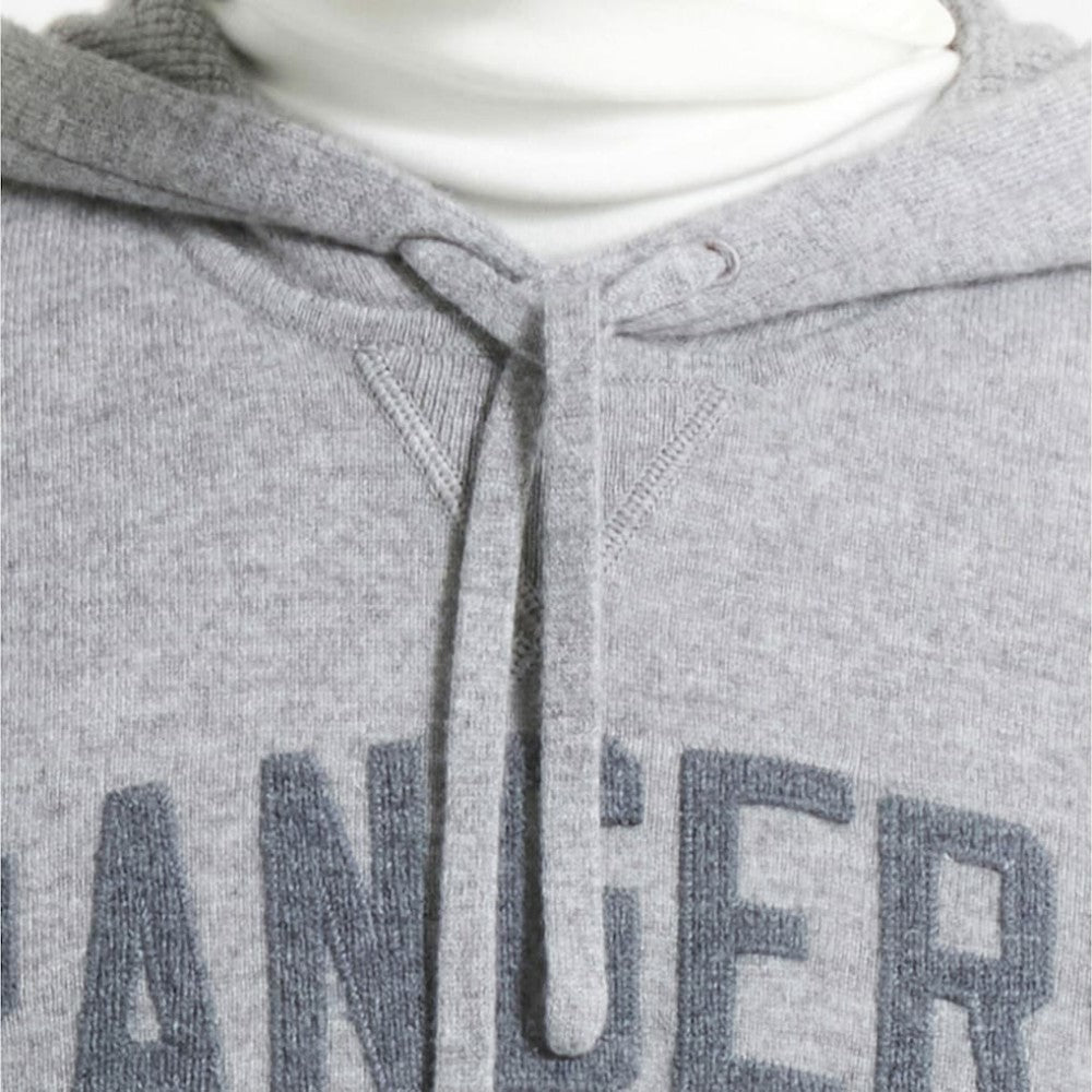 NHL New York Rangers Todd Snyder by Fanatics Cashmere Hooded Sweater - Athletic Heather Gray