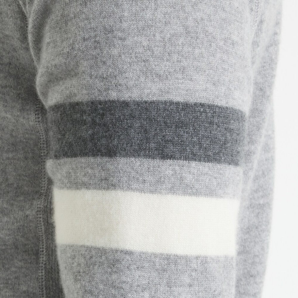 NHL New York Rangers Todd Snyder by Fanatics Cashmere Hooded Sweater - Athletic Heather Gray