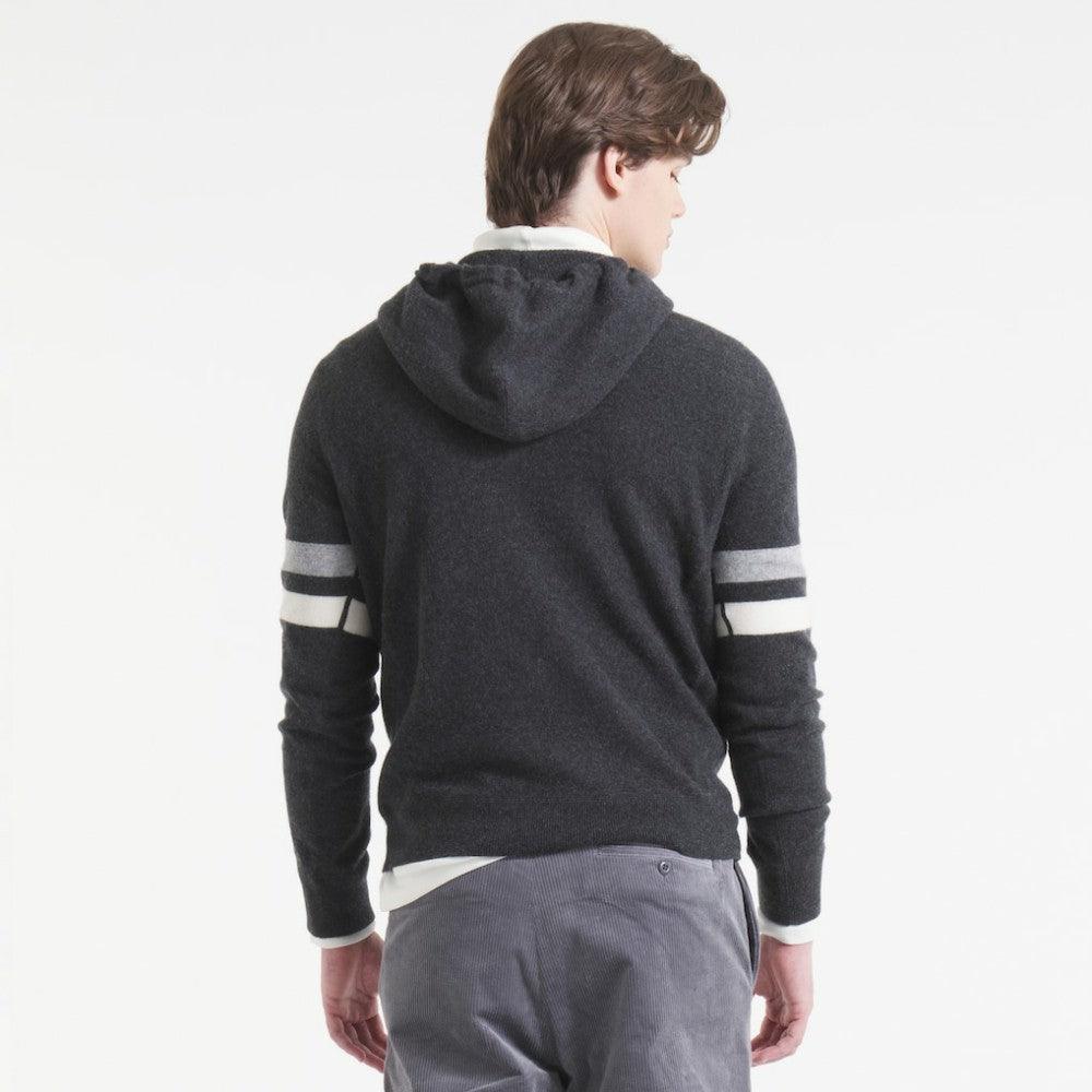 NHL Utah Mammoth Todd Snyder by Fanatics Cashmere Hooded Sweater - Heather Black
