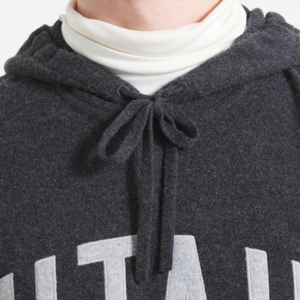 NHL Utah Mammoth Todd Snyder by Fanatics Cashmere Hooded Sweater - Heather Black