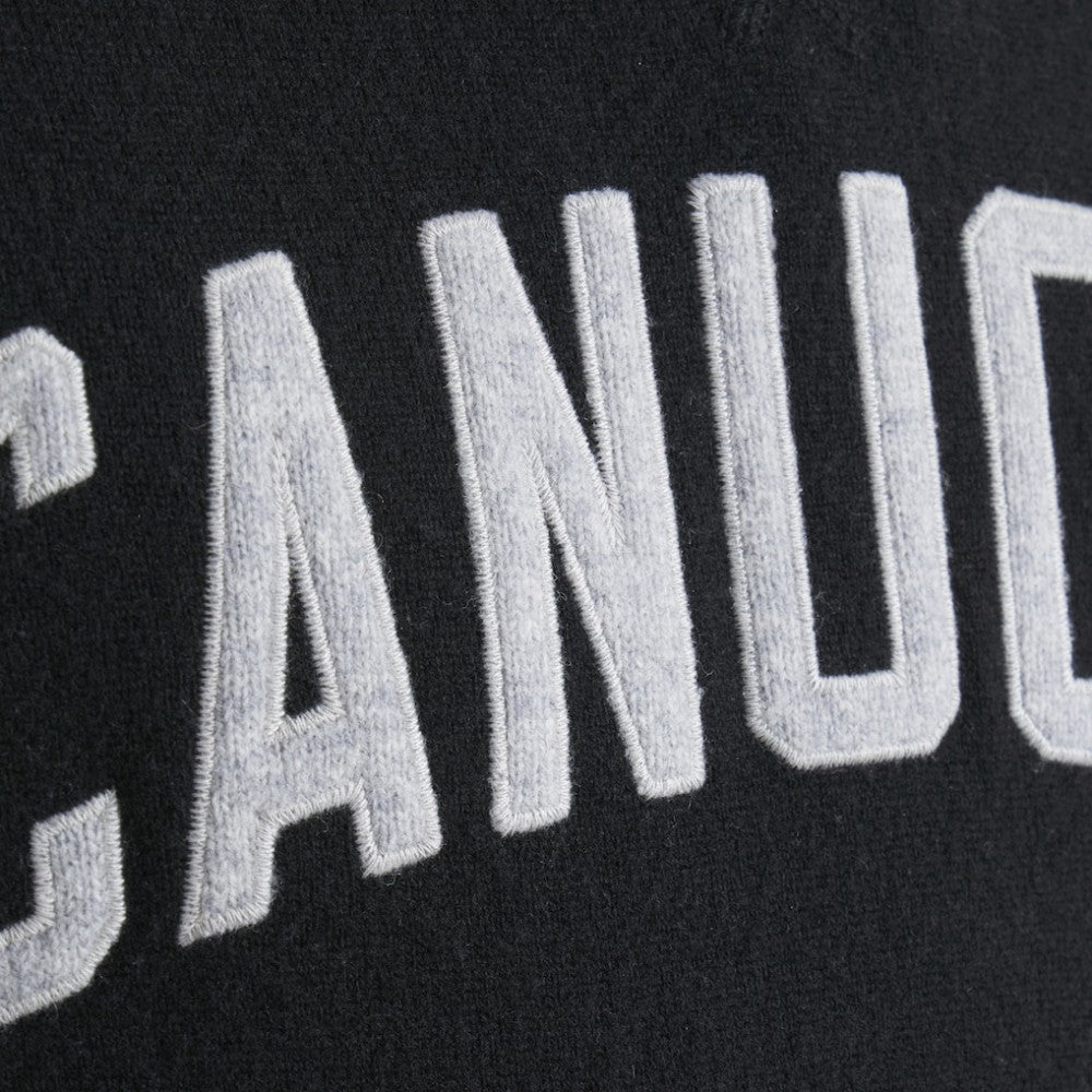 NHL Vancouver Canucks Todd Snyder by Fanatics Cashmere Hooded Sweater - Black