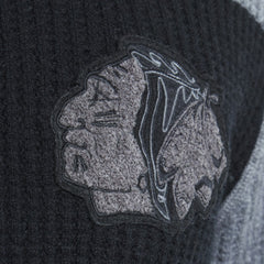 NHL Chicago Blackhawks Todd Snyder by Fanatics Cashmere Rugby Sweater - Dark Heather Gray
