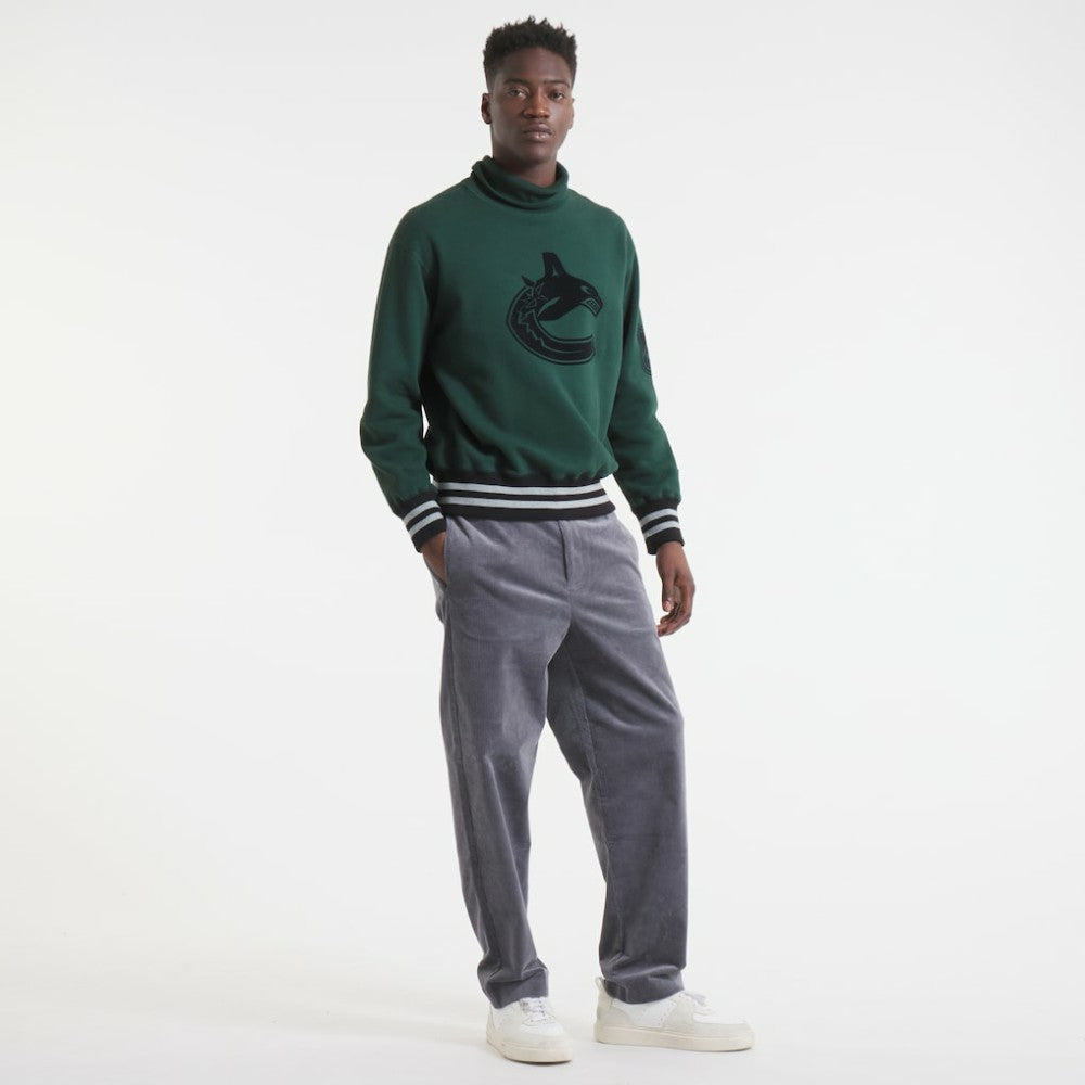NHL Vancouver Canucks Todd Snyder by Fanatics Relaxed Canadian Fleece Turtleneck - Dark Green