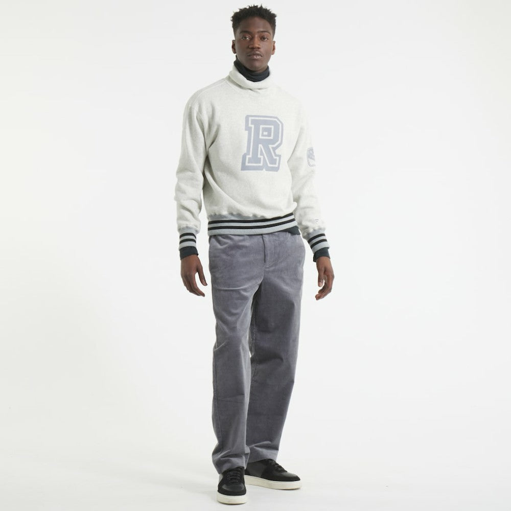 NHL New York Rangers Todd Snyder by Fanatics Relaxed Canadian Fleece Turtleneck - Heather Gray