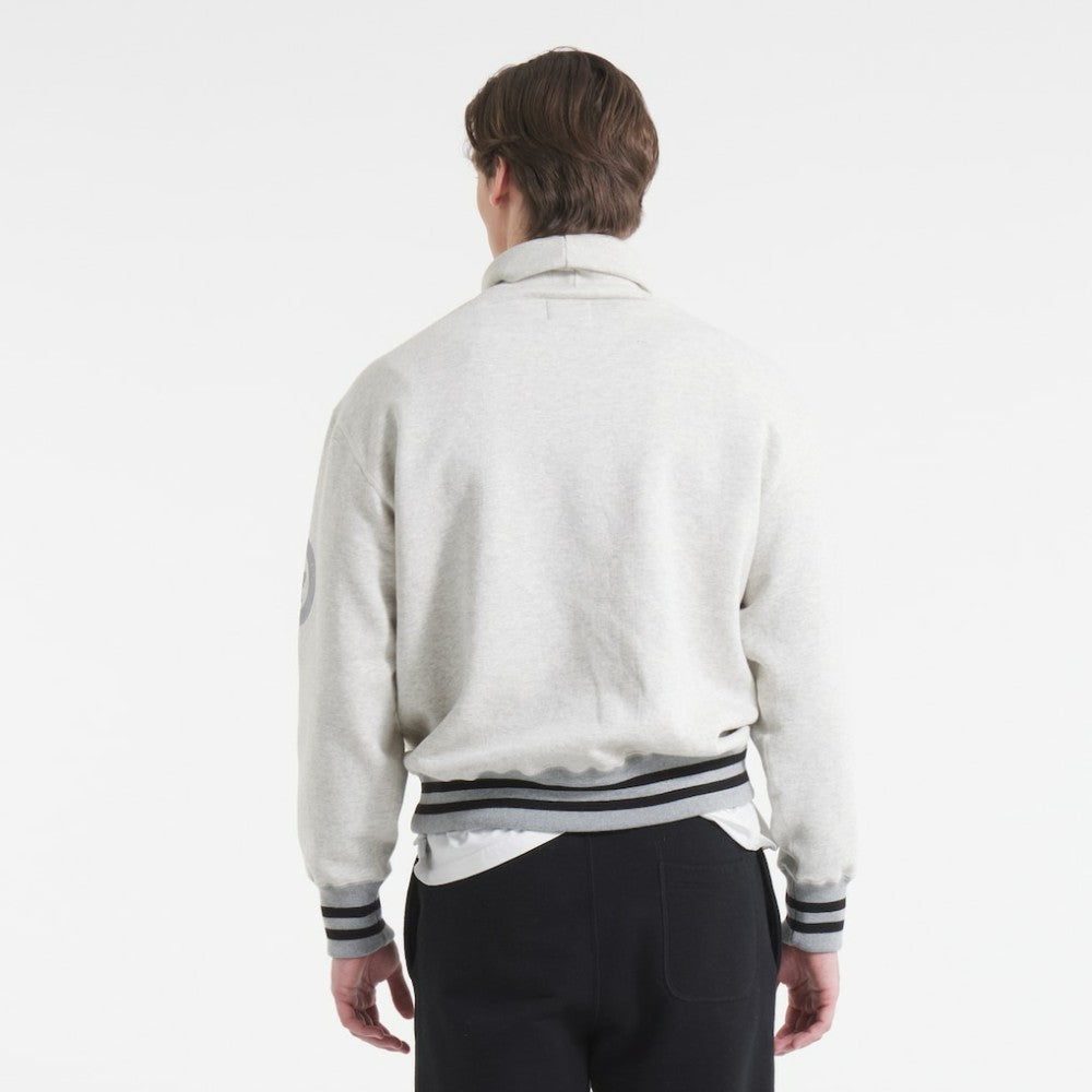 NHL Toronto Maple Leafs Todd Snyder by Fanatics Relaxed Canadian Fleece Turtleneck - Heather Gray