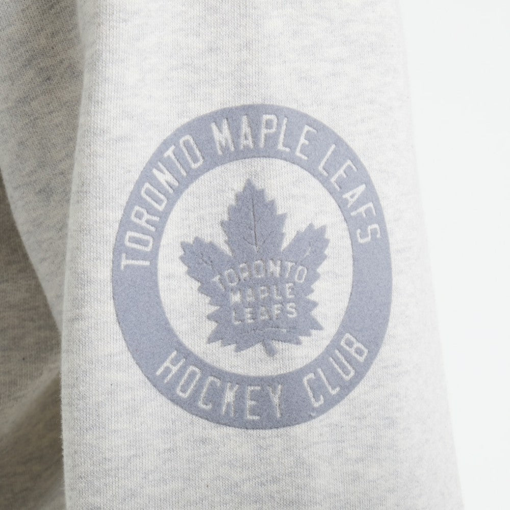 NHL Toronto Maple Leafs Todd Snyder by Fanatics Relaxed Canadian Fleece Turtleneck - Heather Gray
