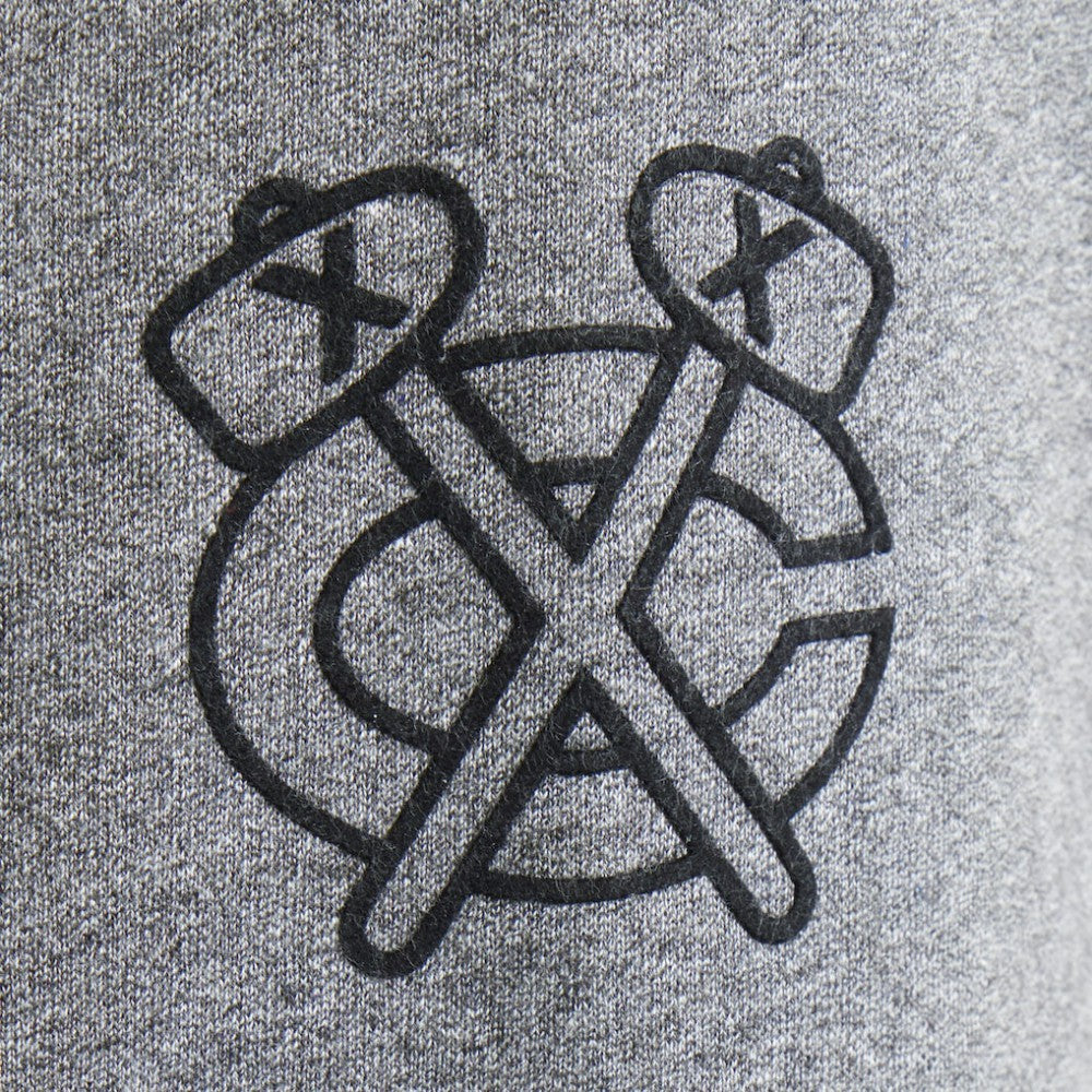 NHL Chicago Blackhawks Todd Snyder by Fanatics Relaxed Canadian Fleece Turtleneck - Dark Heather Gray