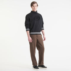 NHL Carolina Hurricanes Todd Snyder by Fanatics Relaxed Canadian Fleece Turtleneck - Black
