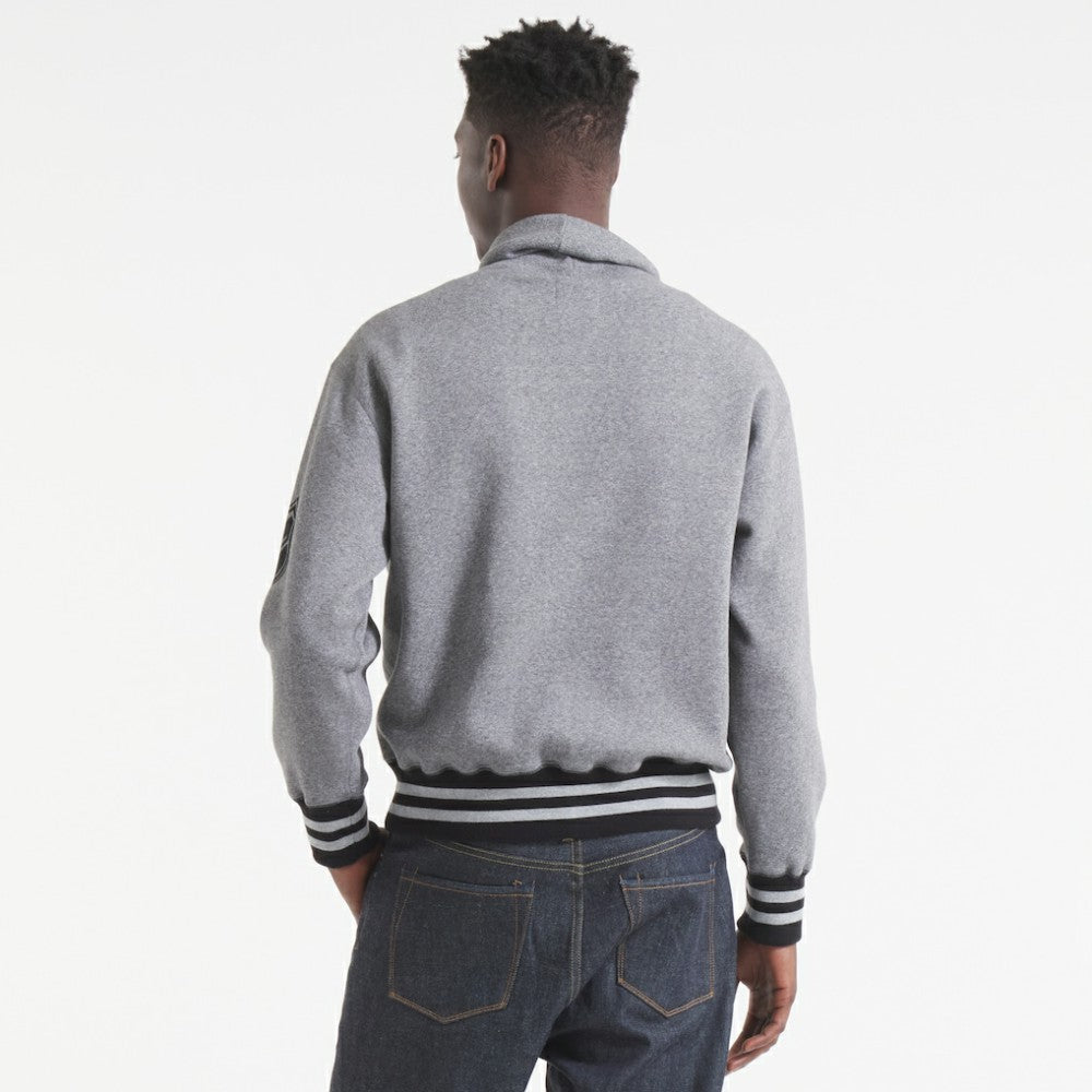NHL Utah Mammoth Todd Snyder by Fanatics Relaxed Canadian Fleece Turtleneck - Dark Heather Gray