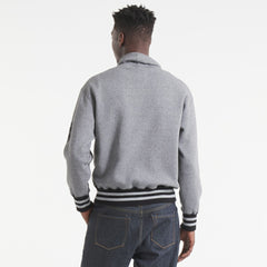 NHL Utah Mammoth Todd Snyder by Fanatics Relaxed Canadian Fleece Turtleneck - Dark Heather Gray