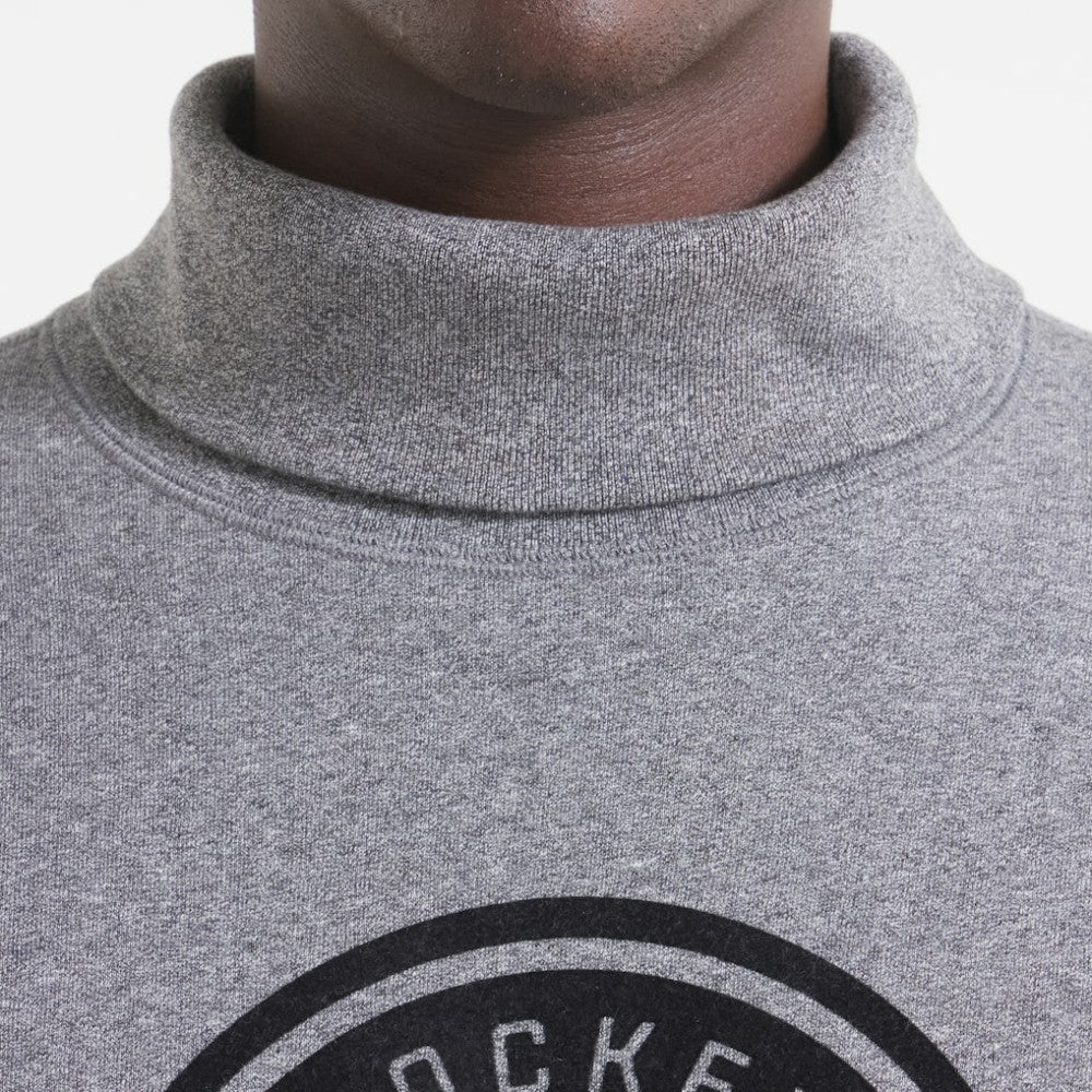 NHL Utah Mammoth Todd Snyder by Fanatics Relaxed Canadian Fleece Turtleneck - Dark Heather Gray