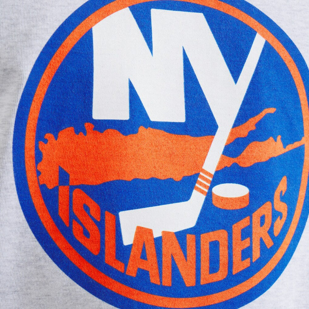 NHL New York Islanders Todd Snyder by Fanatics Heavyweight Football Jersey - Heather Gray