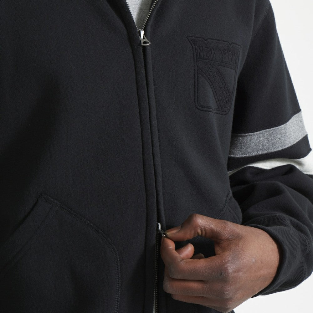 NHL New York Rangers Todd Snyder by Fanatics Full-Zip Fleece - Black