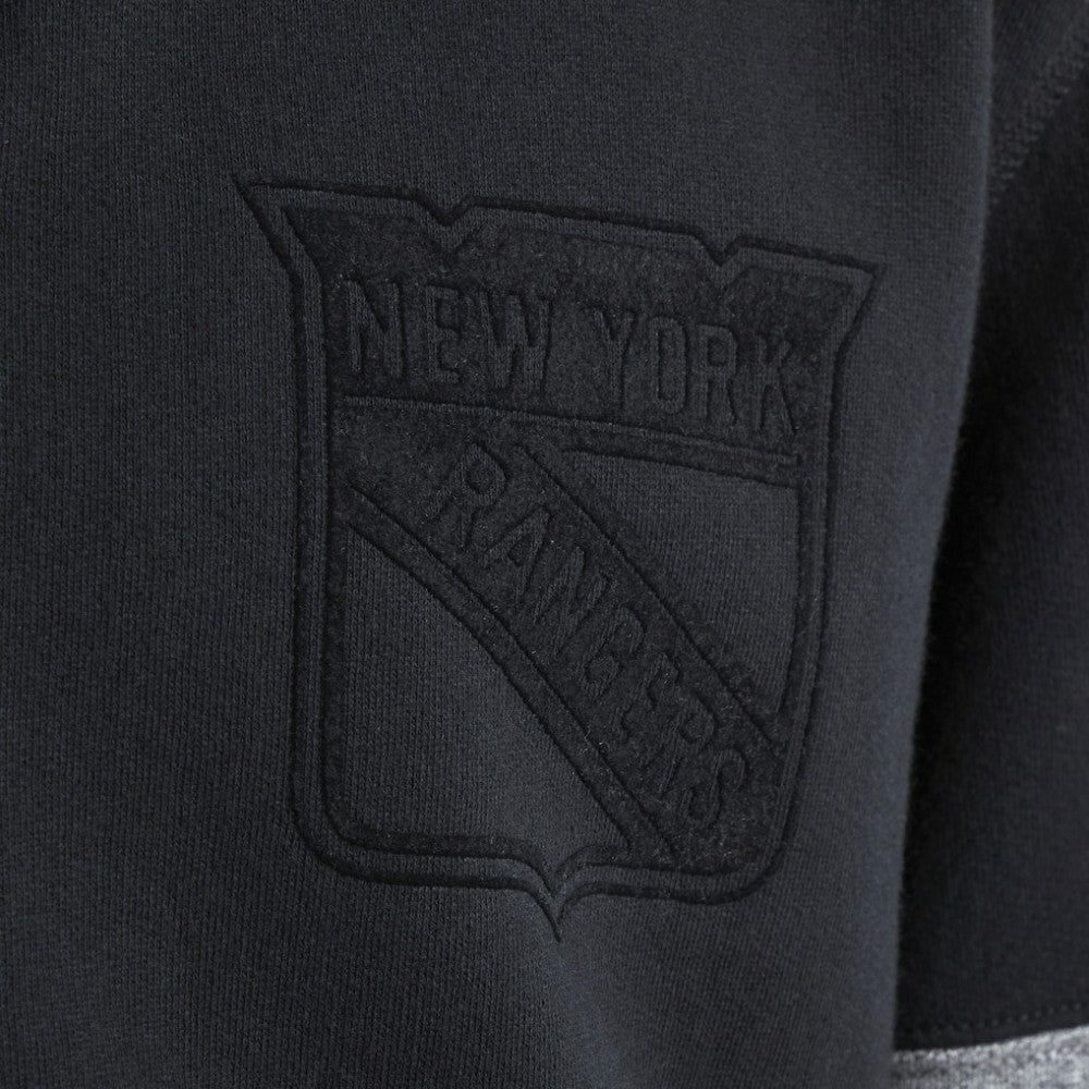 NHL New York Rangers Todd Snyder by Fanatics Full-Zip Fleece - Black