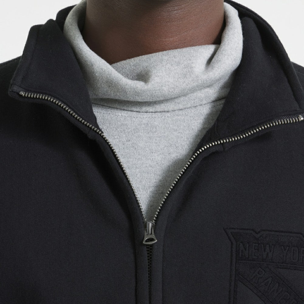 NHL New York Rangers Todd Snyder by Fanatics Full-Zip Fleece - Black