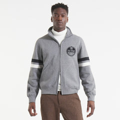 NHL Edmonton Oilers Todd Snyder by Fanatics Full-Zip Fleece - Dark Heather Gray